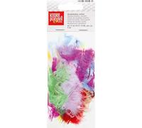 Knorr Prandell 6619991 Marabou Feathers, approx. 5 cm, Coloured