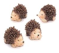 KNORR prandell 8043890 2 cm 4-Piece Decoration Hedgehogs, Brown