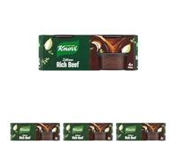 Knorr Rich Beef Stock Pots gluten-free to add a deep beef flavour to your dishes 4x 28 g (Pack of 4)
