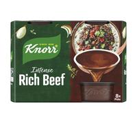 Knorr Rich Beef Stock Pots gluten-free to add a deep beef flavour to your dishes 8x 28 g