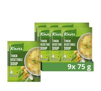 Knorr Thick Vegetable Dry Soup, 9 x 75 g