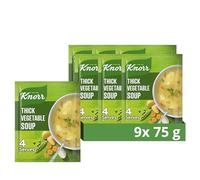 Knorr Thick Vegetable Dry Soup, 9 x 75 g