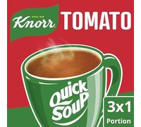 Knorr Tomato Dry Soup Mix 3 servings quick and easy to make, suitable for vegetarians 60 G