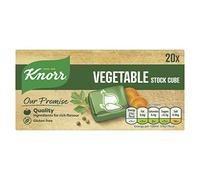 Knorr Vegetable gluten free Stock Cubes to add a rich flavour to vegetable-based and vegetarian meals 20 x 10 g