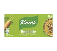 Knorr Vegetable Stock Cubes glutenfree to add a rich flavour to vegetableba