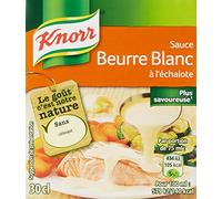 Knorr Warm Sauce White Butter with Shallot Delicious Dishes Ideal Sauce for Fish Brick 30cl