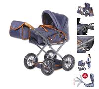 KNORRTOYS.COM 63130 Knorrtoys 63130 Doll's Pram Ruby-Dark Blue 51 x 37 x 64 cm