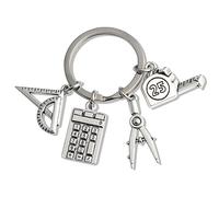 Knoruley 10 PCS Graduation Gifts Keychain Key Chain for Teacher Student Gifts DIY Jewelry Handmade