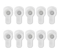 Knoruley 10Pcs Safety Locks Oven Door Home Microwave Door Anti-Opening Clasp Fixer No-Hole Baby Locking Clasp Protective Locks