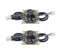 Knoruley 2PCS OV9732 Camera Module 1MP 1280x720 30fps USB Free Driver Manual Focus with 1 Meter Cable for WinXP/7/8/10