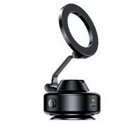 Knoruley 360° Magnetic Car Vacuum Phone Mount Holder Electric Suction, Anti-Shake Ultra-Stable Fit for All Car Phones Black