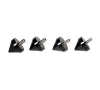 Knoruley 4PCS Speaker Stand Feet Foot Shock-Absorbing Spikes M8 Cone Floor Foot Nail Isolation Spikes
