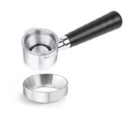 Knoruley 51 mm Bottomless Espresso Coffee Portafilter,Magnetic Espresso Funnel Parts Accessories for Portafilter 51 mm Dosing Ring