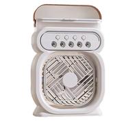 Knoruley Fan AIr Conditioner LED Night Light Portable Humidifier Portable Humidifier White