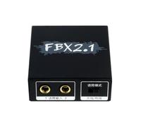 Knoruley FBX2.1 Feedback Suppressor Wired Wireless Switching Two in One Out for Home KTV Microphone Metal Body