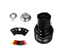 Knoruley Focalize Conical Snoots Universal Condenser Bowens Mount with Graphics Art Effects Shaped Fliters for Photography Photo