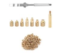 Knoruley Heat Insert Nut Iron Tip TS100 Soldering Iron Tip Insert Internal Thread M2-M8 Brass Hot Melt Insert M3 Nut Kit