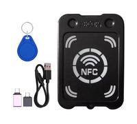 Knoruley RFID Smart Chip Card Reader Copier +UID Keychain NFC Encryption Key Reader IC 13.56Mhz RFID Token Clone Duplicator