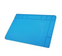 Knoruley Silicone Soldering Mat High-Temperature, Anti-Static ESD Rework Platform for Hot Air, Desoldering Repair F