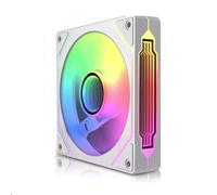 Knoruley The Fan Side of the Prism 6Pro Chassis Supports ARGB Synchronized PWM Intelligent Temperature Control White