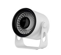 Knoruley Ultra Quiet Small Fan Plug-In, Powerful 100-Speed Desktop & Wall-Mounted Air Circulator, White