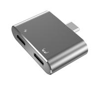 Knoruley USB C to AR Glasses and Charging Adapter for AIR/2 Supports Up to PD100W Fast Charging and 4K 60Hz Video Output