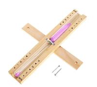 Knoruley Wall-Mounted Hourglass Wooden Hourglass Sand Timer 15 Minutes Pink Sand Easy to Use Reusable