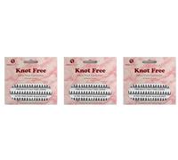 Knot Free Ultra Thick Cluster False Eyelashes Extensions Soft Touch And Volume Pro Lash Individuals (Short 8 mm - 3 Packs)