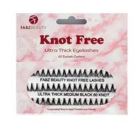 Knot Free Ultra Thick Cluster False Eyelashes Extensions Soft Touch And Volume Pro Lash Individuals (Medium 10 mm - 1 Pack)