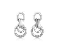 Knot Gold Earrings for Women, Hypoallergenic Statement Chunky Gold Earrings Lightweight Chunky Jewelry for Women, One Size, Brass, No Gemstone