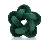 Knot Plush Throw Pillow Handmade Knotted Star Soft Sofa Lumbar Cushion Stuffed Ball Pillow Home Office Decor,32 cm