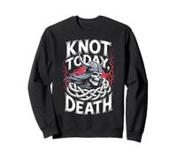 Knot Today Death Funny Viking Skull Norse Knotwork Sweatshirt