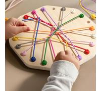 Knot Tying Game - Twisted Rope Game, Educational Travel Strategy Board Games, Rope Untying Logic Dexterity Puzzle, Ropes Challenge Fun, Logical Thinking Training Toy For Children Boys Girls Adults