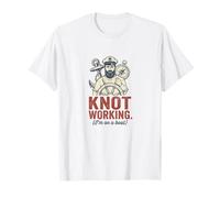 Knot Working Funny Sailing Captain Pun T-Shirt