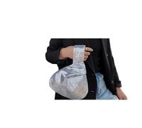 Knot Wrist Bag Knot Wrist Bag Ladies Trendy Fashion Reversible Sequin Evening Clutch Purse Women Girls Small Glitter(Silver)