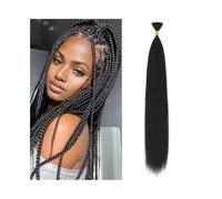 Knotless Bulk Straight Hair for Braiding 50g/Pack Brazilian No Weft Remy Human Extensions for twists(12inches)