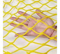 Knotless Naughty Castle Fence Net,Children Anti-Fall Polyester Safety Netting for Playground Theme Park,Wine Cellar Net Mesh,Soccer Field Fence & Roof Fence (Size:2M×3M(6.5FT×9.8FT),Color:Yellow)
