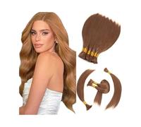 Knotless Pre-Colored 30# Auburn No Weft 100g Brazilian Remy Straight Human Bulk Hair for Braiding for twists(22 Inch)