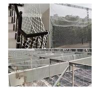 Knotless Safety Net for Balcony & Stairway - 4x4m Decorative Guard Netting for Indoor/Outdoor Railings Ideal for Gardens & Child Safety& Easy to Install
