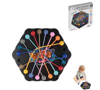 Knots Games Board Strategy - Board Games Kids, Rope Game for 2 to 4 Players, Puzzle Table Game, Interactive Iq Challenge, Holiday Family Fun for Kids and Adults