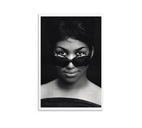 KNOTSS Aretha Franklin Poster Decorative Painting Canvas Wall Posters And Art Picture Print Modern Family Bedroom Decor Posters 12x18inch(30x45cm)