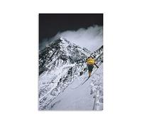 KNOTSS Climb Mount Everest Poster Decorative Painting Canvas Wall Posters And Art Picture Print Modern Family Bedroom Decor Posters 16x24inch(40x60cm)
