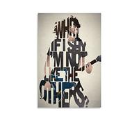 KNOTSS Dave Grohl Foo Fighters Poster Decorative Painting Canvas Wall Posters And Art Picture Print Modern Family Bedroom Decor Posters 16x24inch(40x60cm)