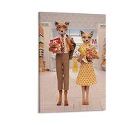 KNOTSS Fantastic Mr Fox Costume Poster Decorative Painting Canvas Wall Posters And Art Picture Print Modern Family Bedroom Decor Posters 12x18inch(30x45cm)