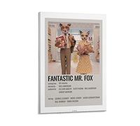 KNOTSS Fantastic Mr Fox Poster Decorative Painting Canvas Wall Posters And Art Picture Print Modern Family Bedroom Decor Posters 12x18inch(30x45cm)