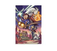 KNOTSS Owl House Cartoon Poster Decorative Painting Canvas Wall Posters And Art Picture Print Modern Family Bedroom Decor Posters 16x24inch(40x60cm)