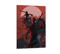 KNOTSS Sekiro Shadows Die Twice Art Poster Decorative Painting Canvas Wall Posters And Art Picture Print Modern Family Bedroom Decor Posters 12x18inch(30x45cm)