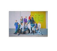 KNOTSS Seventeen Kpop Boy Group Art Poster Decorative Painting Canvas Wall Posters And Art Picture Print Modern Family Bedroom Decor Posters 12x18inch(30x45cm)