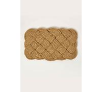 Knotted Coir Doormat 75 x 45 cm