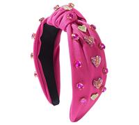 Knotted Hair Band for Women, Love Heart Headbands - Wide Knotted Headband,Fashion Girls Hair Hoop Accessories for Makeup